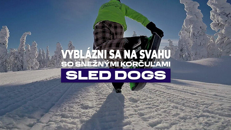 Vyblázni sa na svahu so snežnými korčuľami Sled Dogs