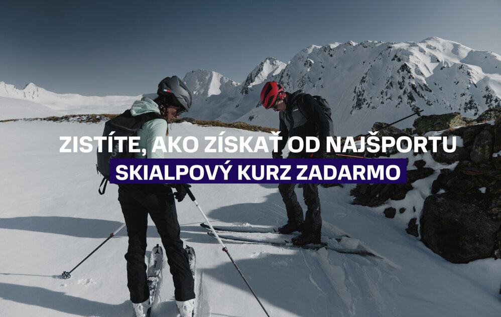 Zistíte, ako získať od Najšportu skialpový kurz zadarmo! Zistíte, ako získať od Najšportu skialpový kurz zadarmo!