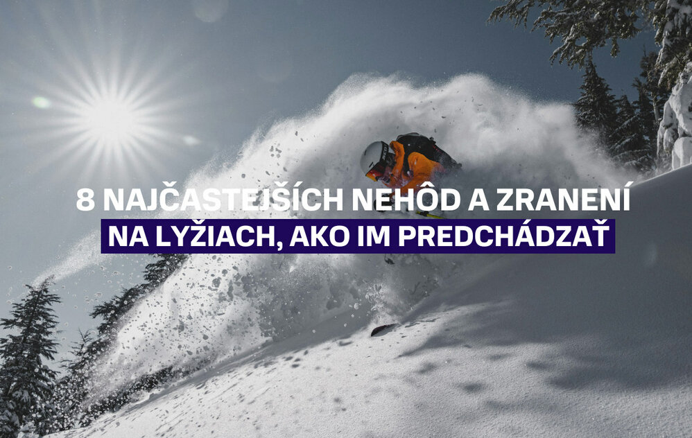 8 najčastejších nehôd a zranení na lyžiach, ako im predchádzať