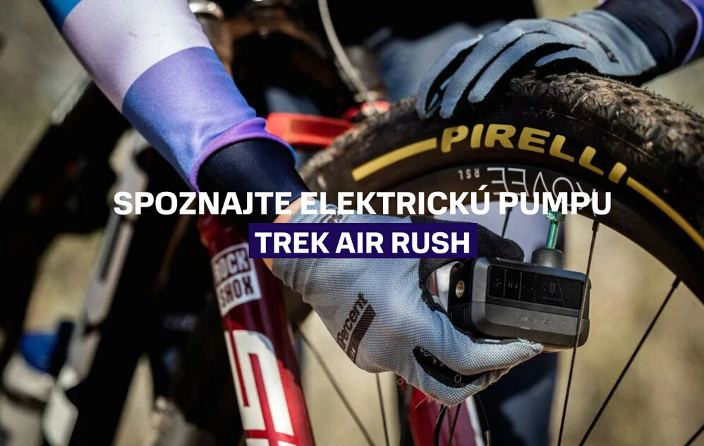 Elektrická pumpa Trek Air Rush: Rýchle a jednoduché nafukovanie bicyklov