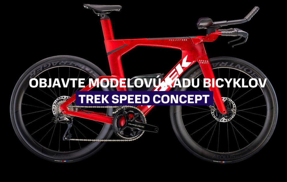 Objavte modelovú radu bicyklov Trek Speed Concept