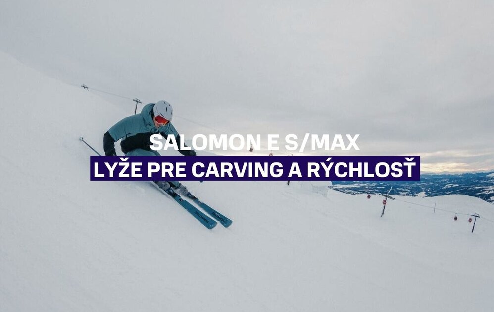 Salomon E S/Max: Lyže pre carving a rýchlosť