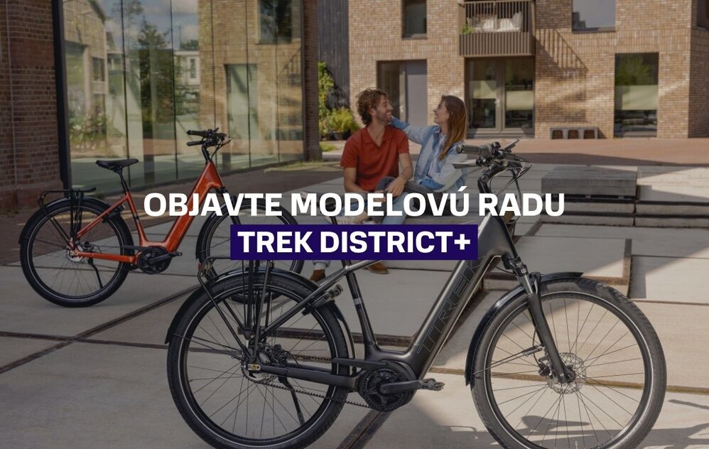 Objavte modelovú radu Trek District+: Mestský elektrobicykel bez starostí