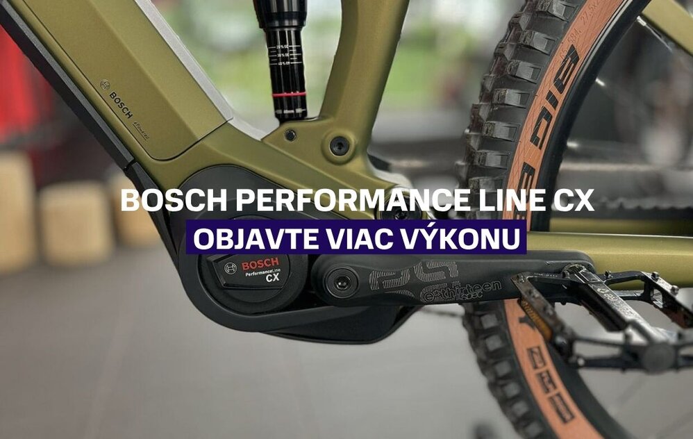 Bosch Performance Line CX ponúka až 120 Nm krútiaceho momentu