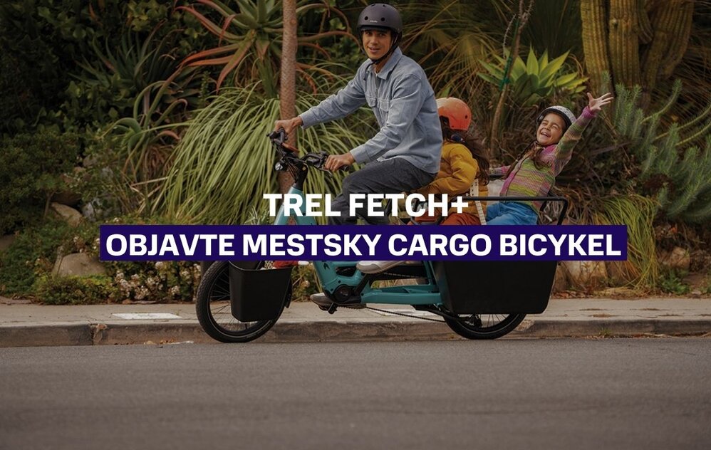 Trek Fetch+: Mestský cargo elektrobicykel na prepravu detí aj nákladu