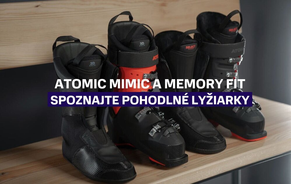 Atomic Mimic a Memory Fit: Ako sa lyžiarky prispôsobujú chodidlu?