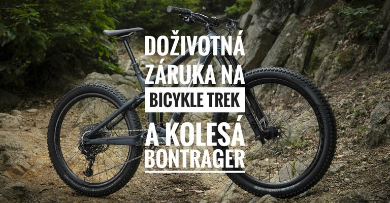 Doživotná záruka na bicykle Trek a kolesá Bontrager