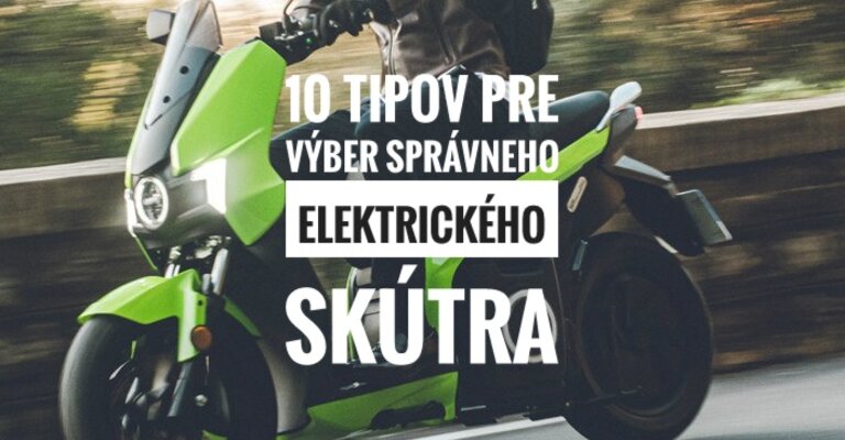 10 tipov pre výber správneho elektrického skútra