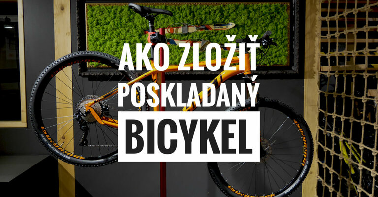 Ako zložiť poskladaný bicykel