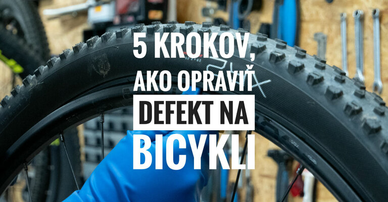 5 jednoduchých krokov, ako opraviť defekt na bicykli