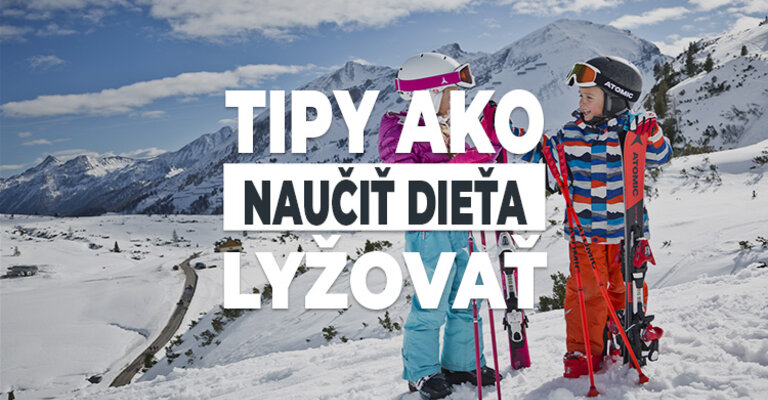 Tipy ako naučiť dieťa lyžovať