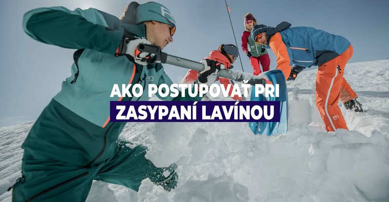 Ako postupovať pri zasypaní lavínou