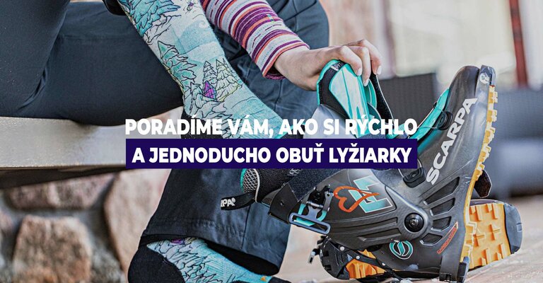 Poradíme vám, ako si rýchlo a jednoducho obuť lyžiarky