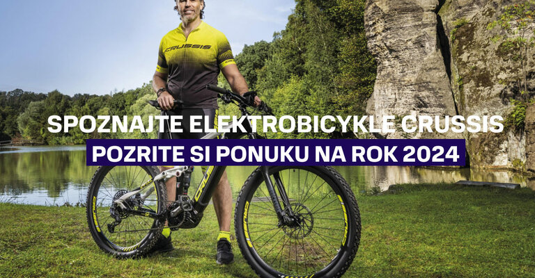 Spoznajte elektrobicykle Crussis a pozrite si aktuálnu ponuku na rok 2024