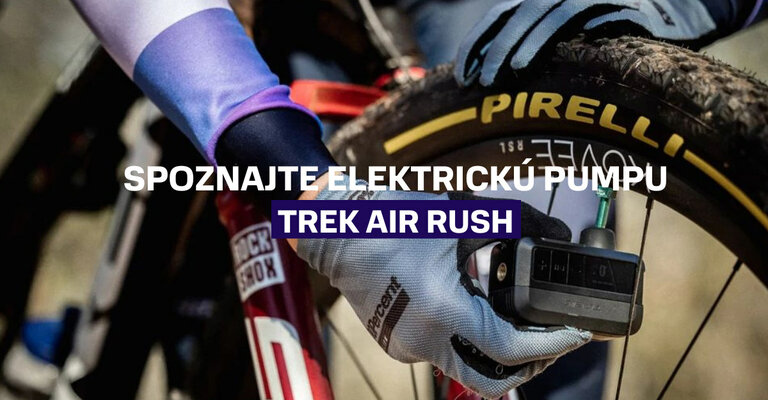 Elektrická pumpa Trek Air Rush: Rýchle a jednoduché nafukovanie bicyklov