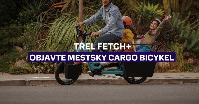 Trek Fetch+: Mestský cargo elektrobicykel na prepravu detí aj nákladu