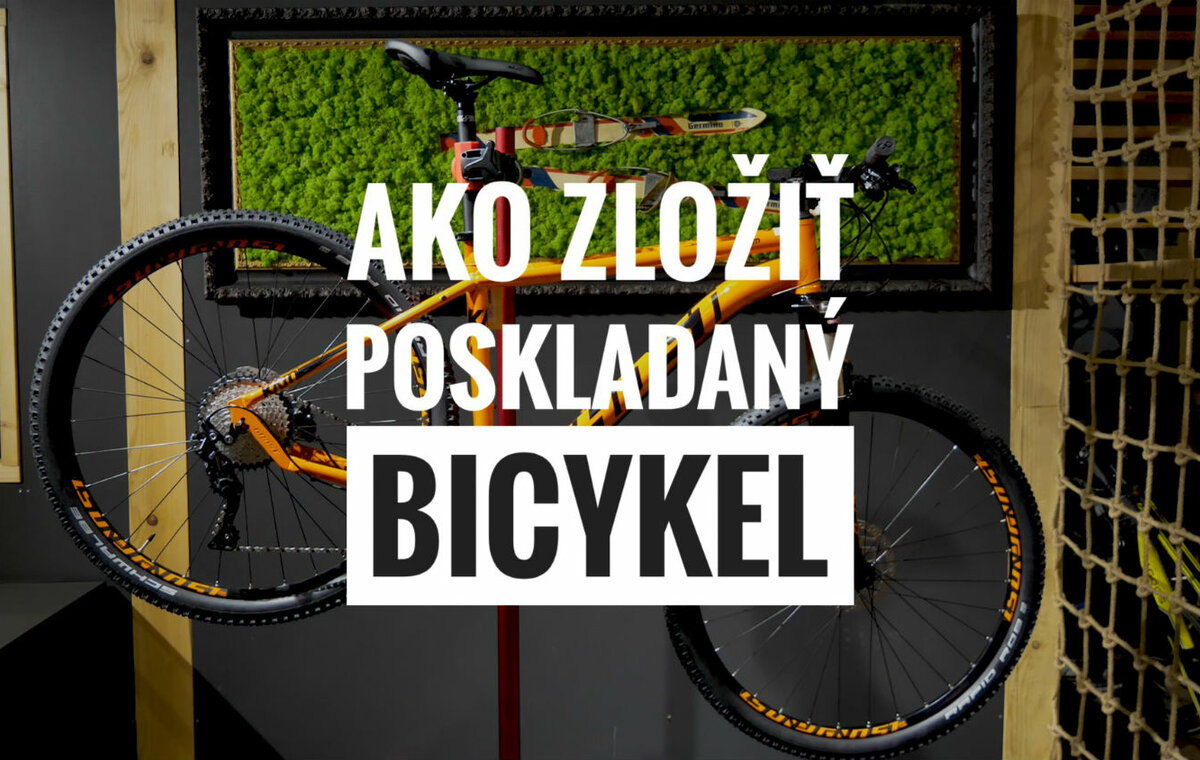 Ako zložiť poskladaný bicykel