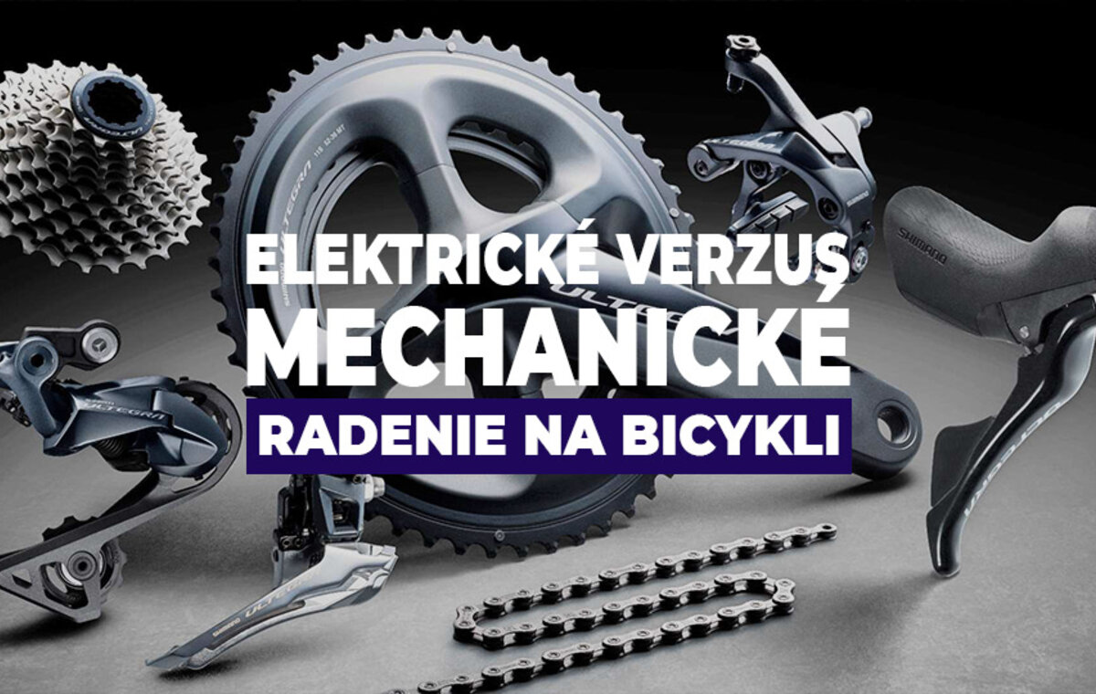 Porovnali sme elektrické a mechanicke radenie na bicykli