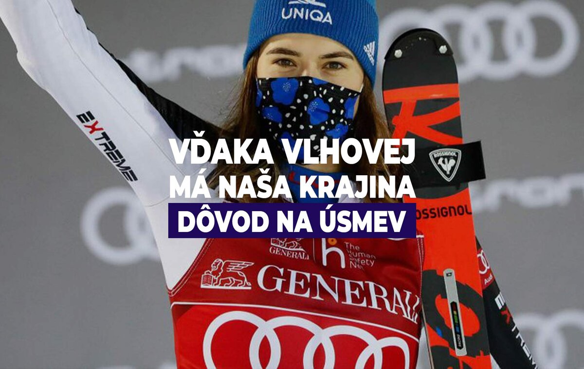 Vďaka Vlhovej má naša krajina dôvod na úsmev