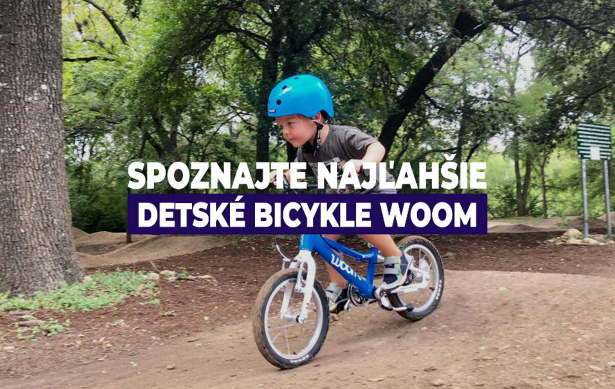 Spoznajte najľahšie detské bicykle Woom