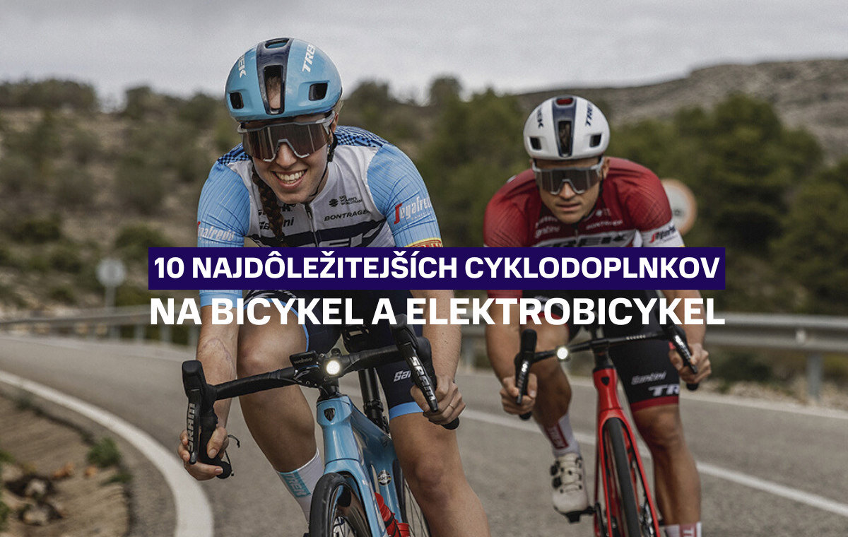 10 najdôležitejších cyklodoplnkov na bicykel a e-bike