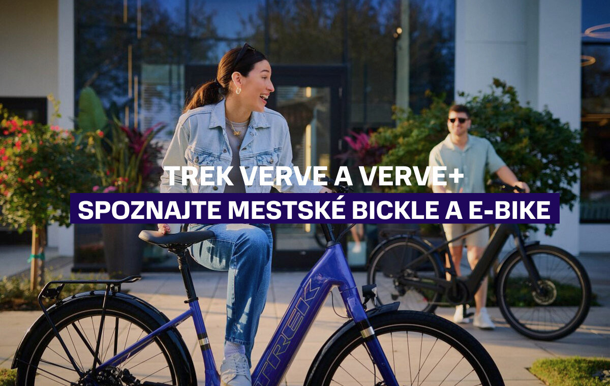 Trek Verve a Verve+: Pohodlné bicykle a elektrobicykle do mesta