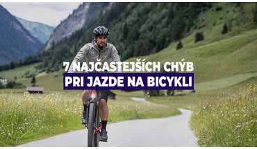 7 najčastejších chýb pri jazde na bicykli