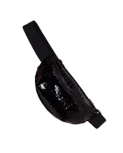 Ľadvinka Goldbergh Glitter Fanny Bag Black Uni