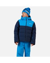 Lyžiarska bunda Rossignol Boy SIZ Quilted Dark Navy 16