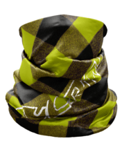 Nákrčník Crazy Idea Neck Gaiter Light Zebra Black uni