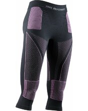 Dámske termo legíny X-Bionic Energy Accumulator 4.0 Pants 3/4 WMN Charcoal/Magnolia S
