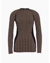 Funkčné tričko Goldbergh Starlet Baselayer Long Sleeve Black/Toffee L/XL