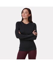 Funkčné tričko Helly Hansen W Lifa Merino Midweight Crew Black S