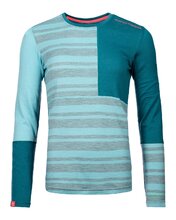 Funkčné tričko Ortovox W's 185 Rock'n'Wool Long Sleeve Ice Waterfall XS