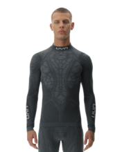 Funkčné tričko UYN Elevatyon Biomorph Men Turtleneck Shirt Grey Melange L/XL