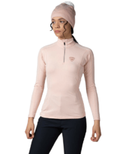 Mikina Rossignol W Classique 1/2 Zip Powder Pink M