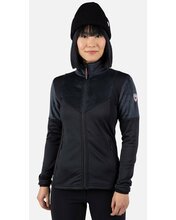 Mikina Rossignol W Diretta Fleece Fz Black M