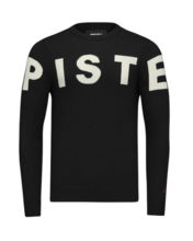 Pánsky sveter Perfect Moment Piste Merino Wool Sweater Black L