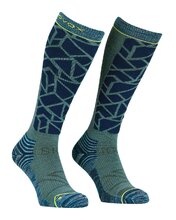 Lyžiarske ponožky Ortovox Ski Tour Compression Long Socks Deep Ocean 39-41