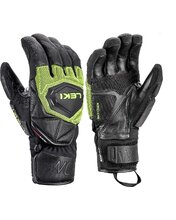 Rukavice Leki WCR Coach 3D Black-Ice Lemon 7,5