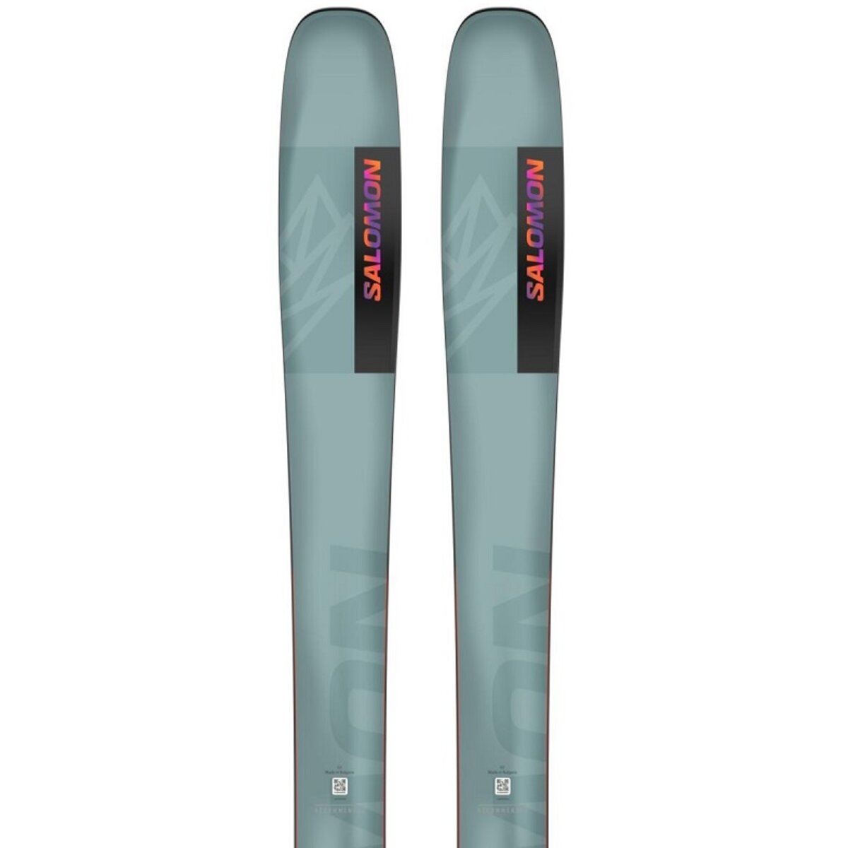 Lyže Salomon N Qst 98 Reef Blue/Flame 23/24 | Najsport.sk