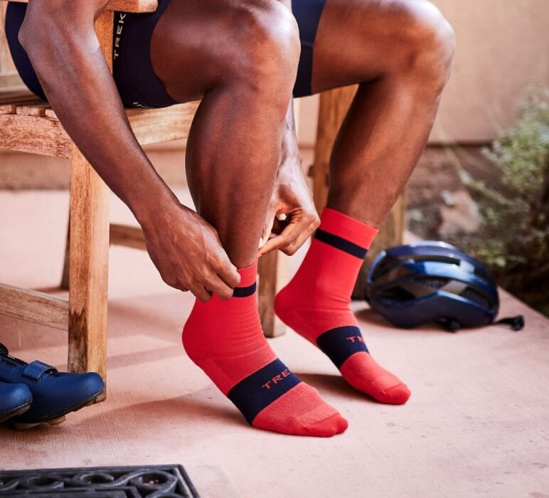 Ponožky Bontrager Race Quarter Deep Dark Blue