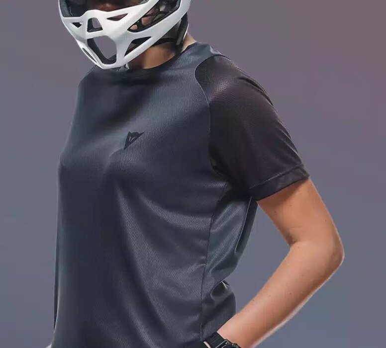 Tričko Dainese Lady T-Shirt Black/White 20/21