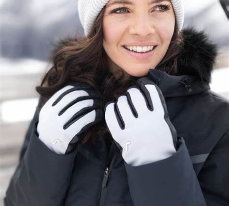Lyžiarske rukavice Reusch Naria R-tex XT black / silver mitten 19/20