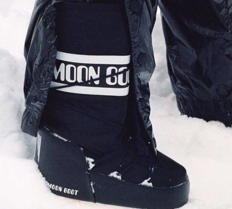 Snehule Moon Boot Pulse Mid Jr Girl Disco Plus Silver