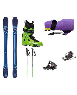 Skialpový set Junius Ski + Kohla Free Kids + Xenic 10 + Scarpa F1 JR + TSL Tour Alu 2