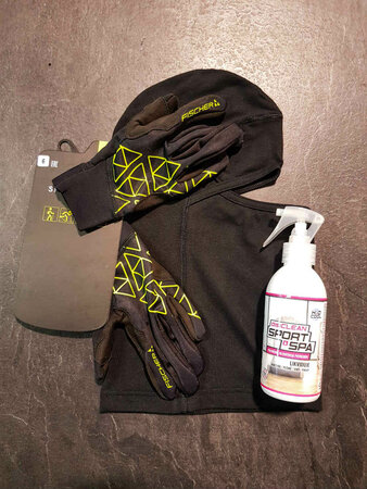 Tenké ochranné rukavice Fischer Yellow, kukla a čistič plôch