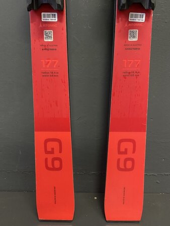 Testované lyže Atomic Redster G9 19/20