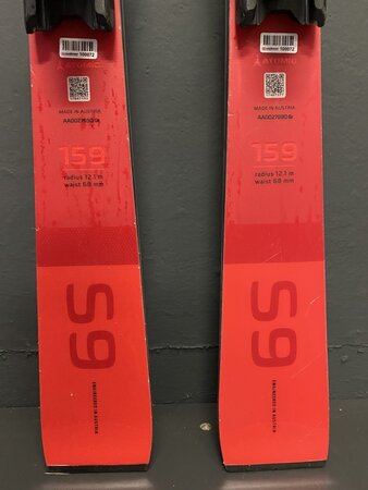 Testované lyže Atomic Redster S9 19/20