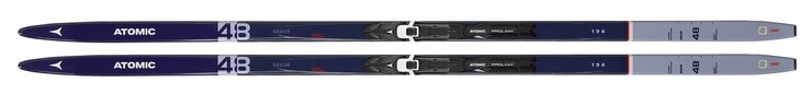 Bežky Atomic Savor 48 Skintec med + viazanie SP Blue/Grey/Red Bežky Atomic Savor 48 Skintec med + viazanie SP Blue/Grey/Red